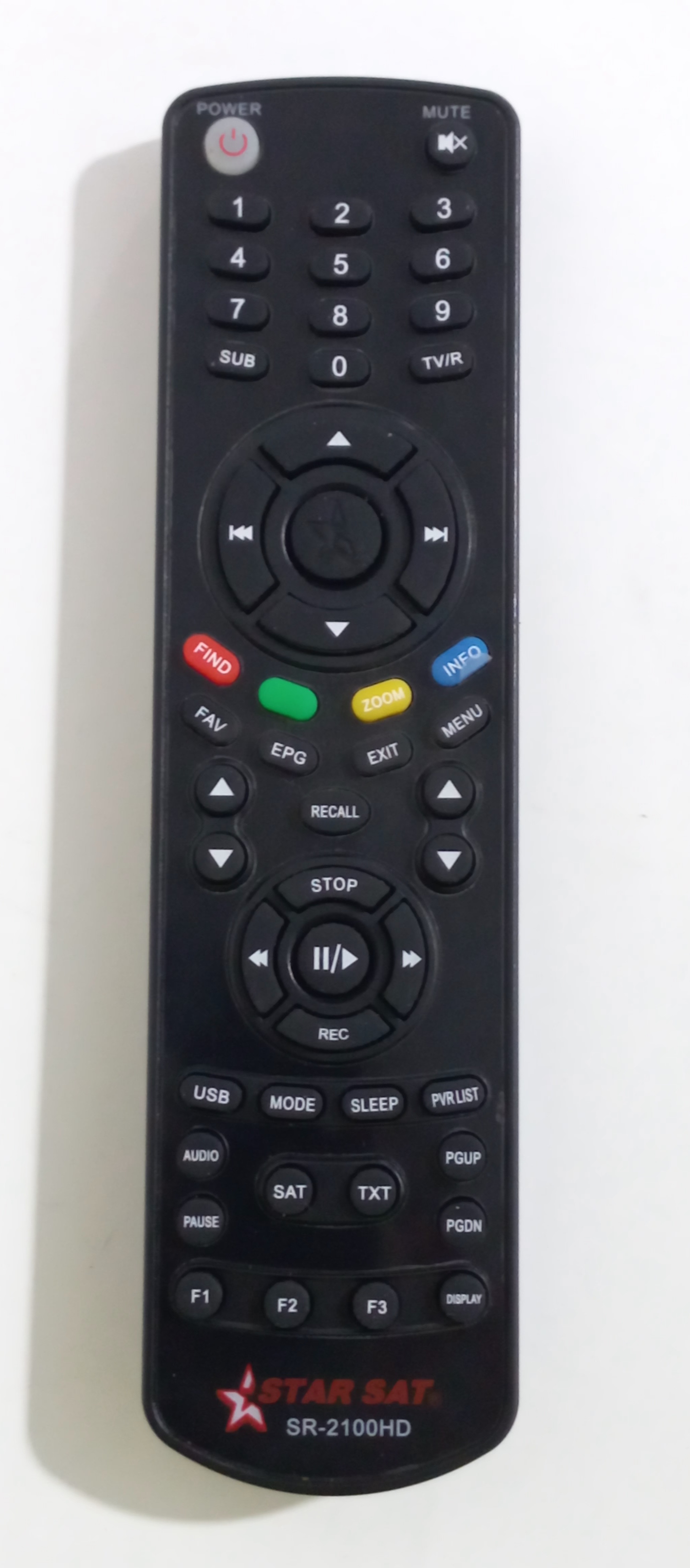 کنترل گیرنده استارست  StarSat SR-2100HD