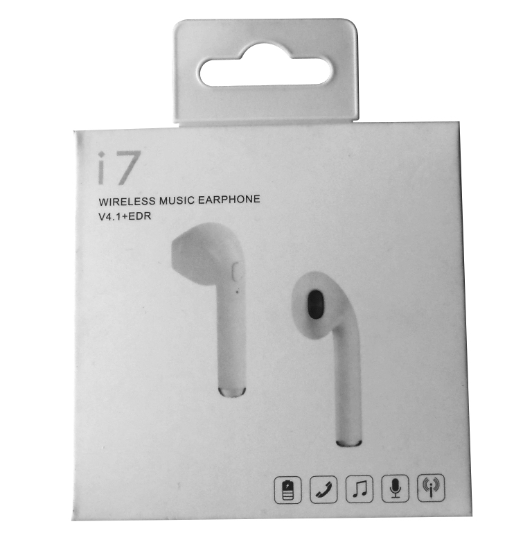 ایرپاد و هدست تک گوش i7 سفید رنگ