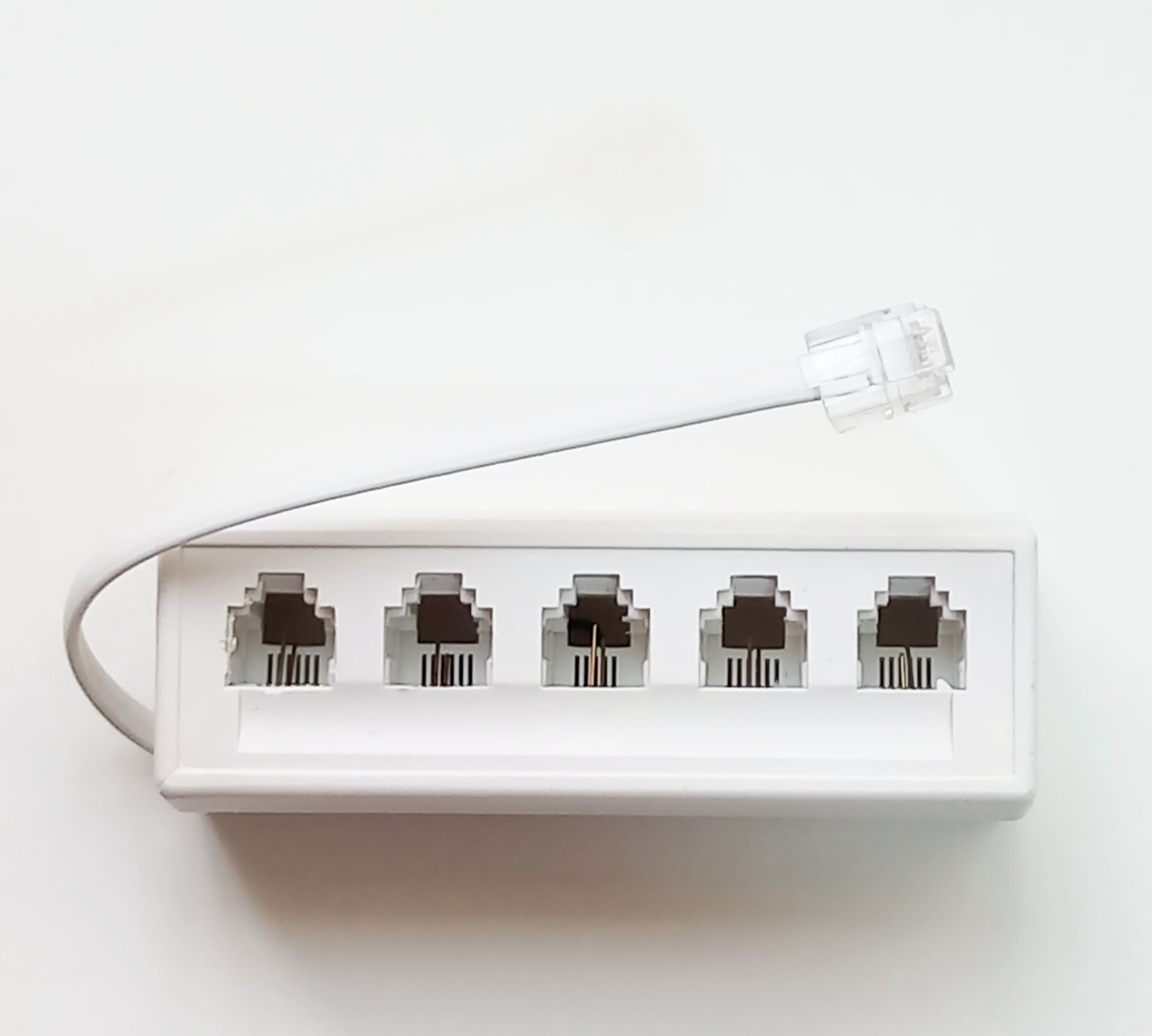 تبدیل سوکت تلفن یک خط به پنج خط سیم دار