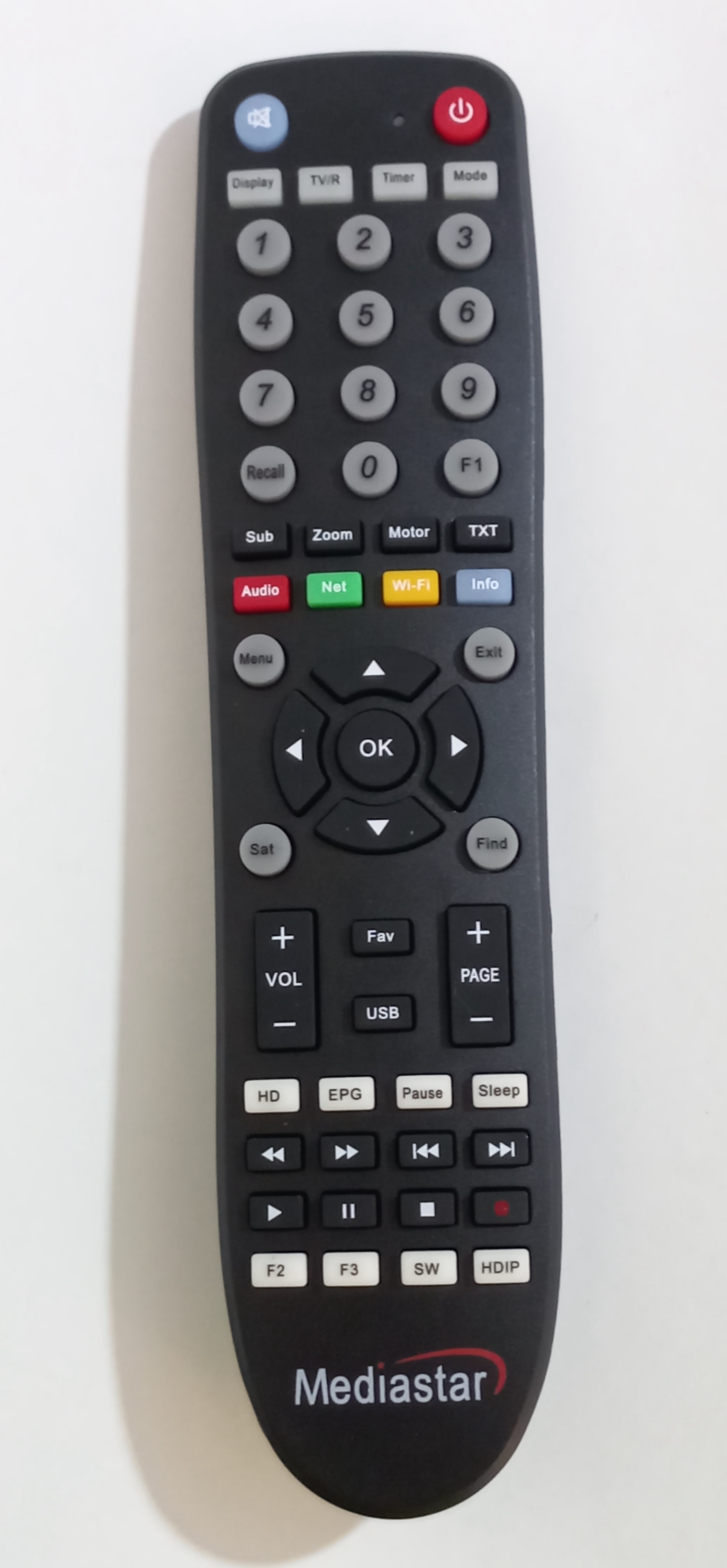 ریموت کنترل گیرنده برندMEDIASTAR مدیا استار