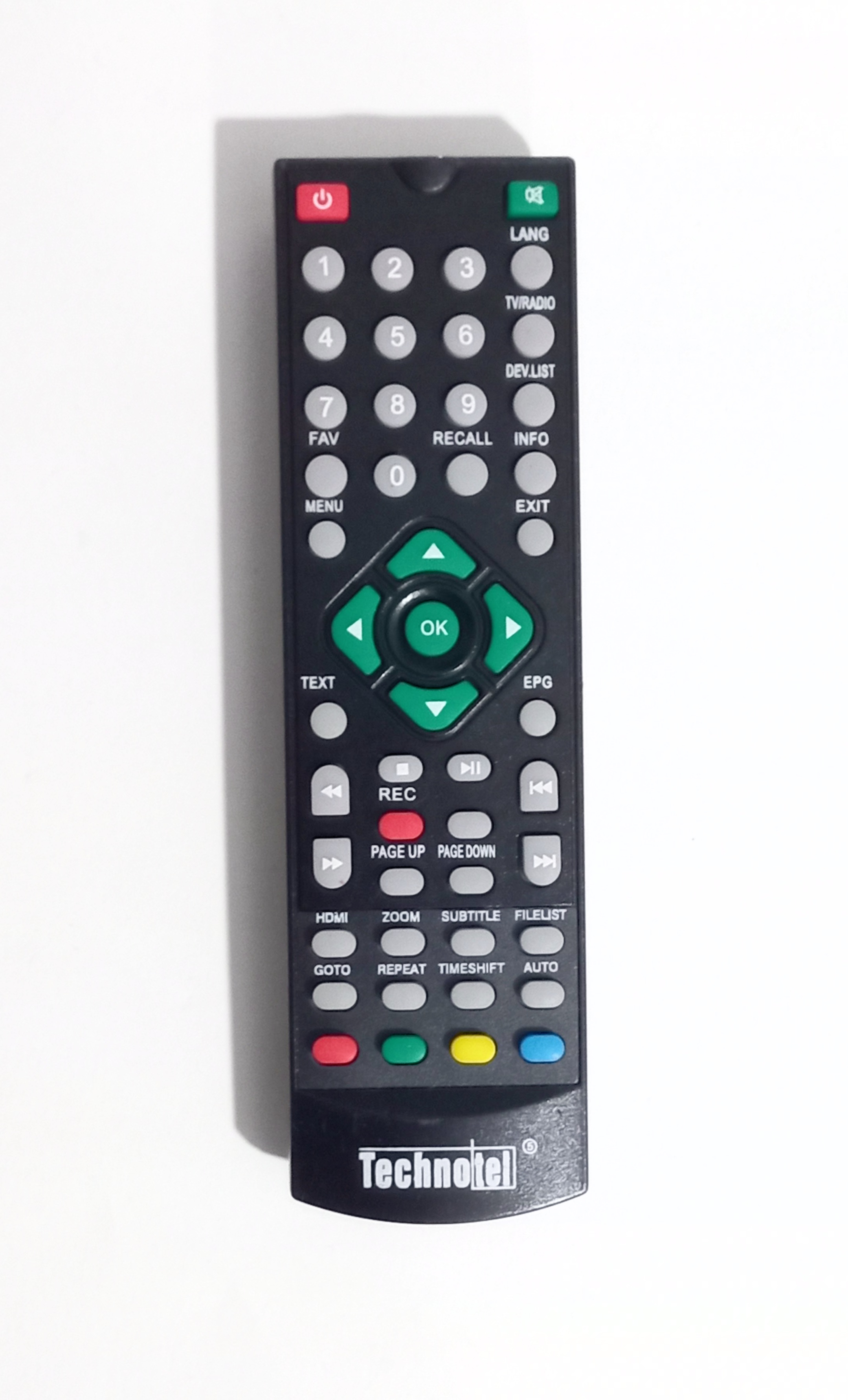 کنترل شرکتی گیرنده دیجیتال تکنوتل دکمه سبز