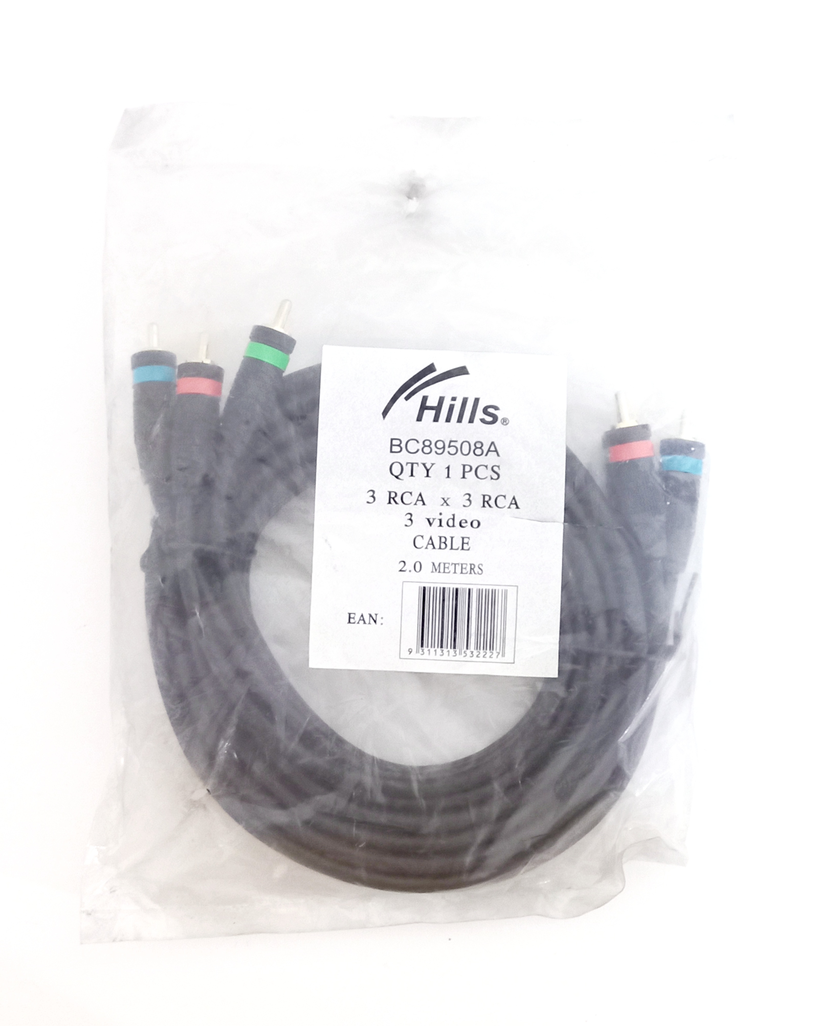 کابل RCA سه به سه ، برند hills، کیفیت درجه یک