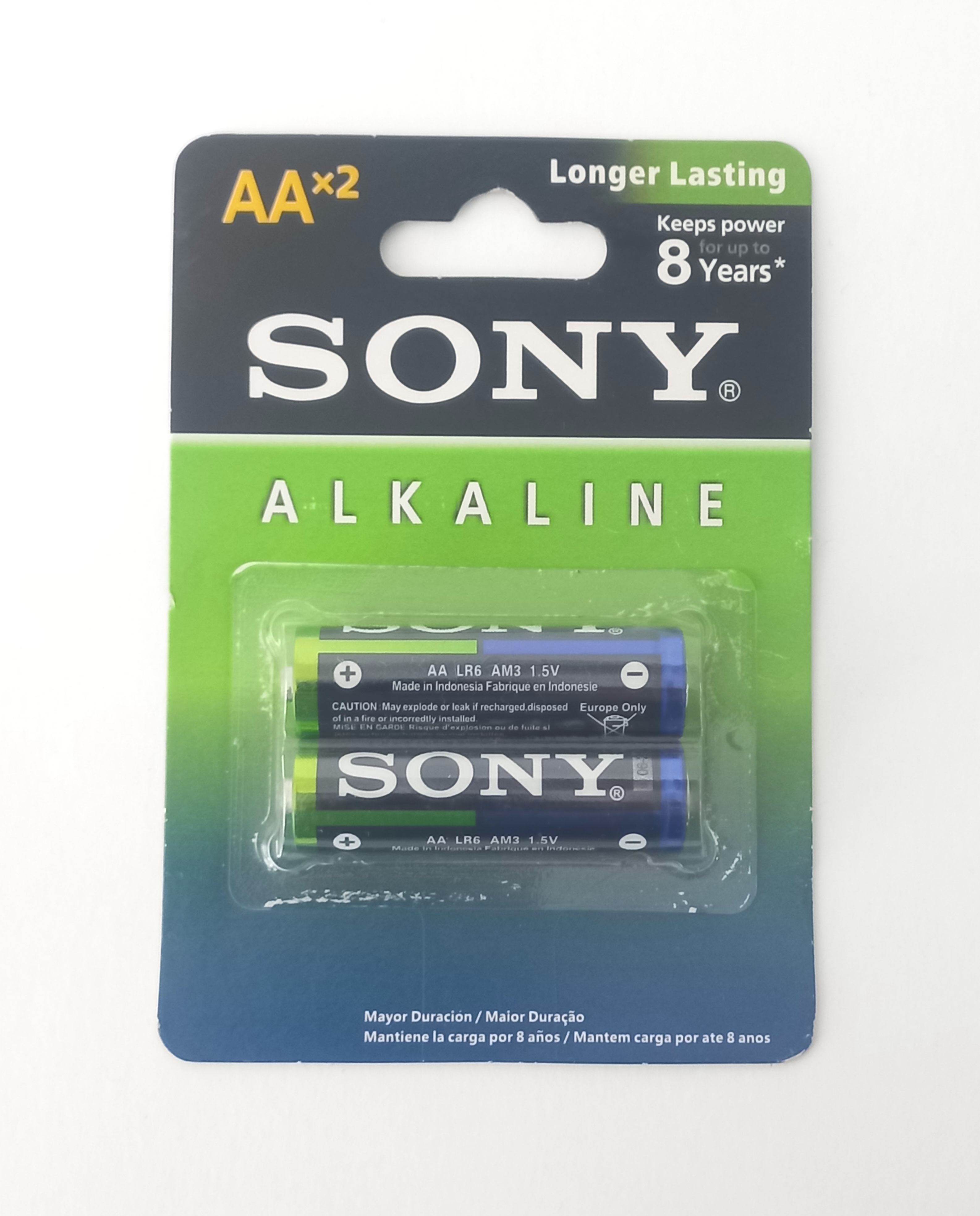 باتری قلمی سونی مدل Alkaline بسته ۲ عددی