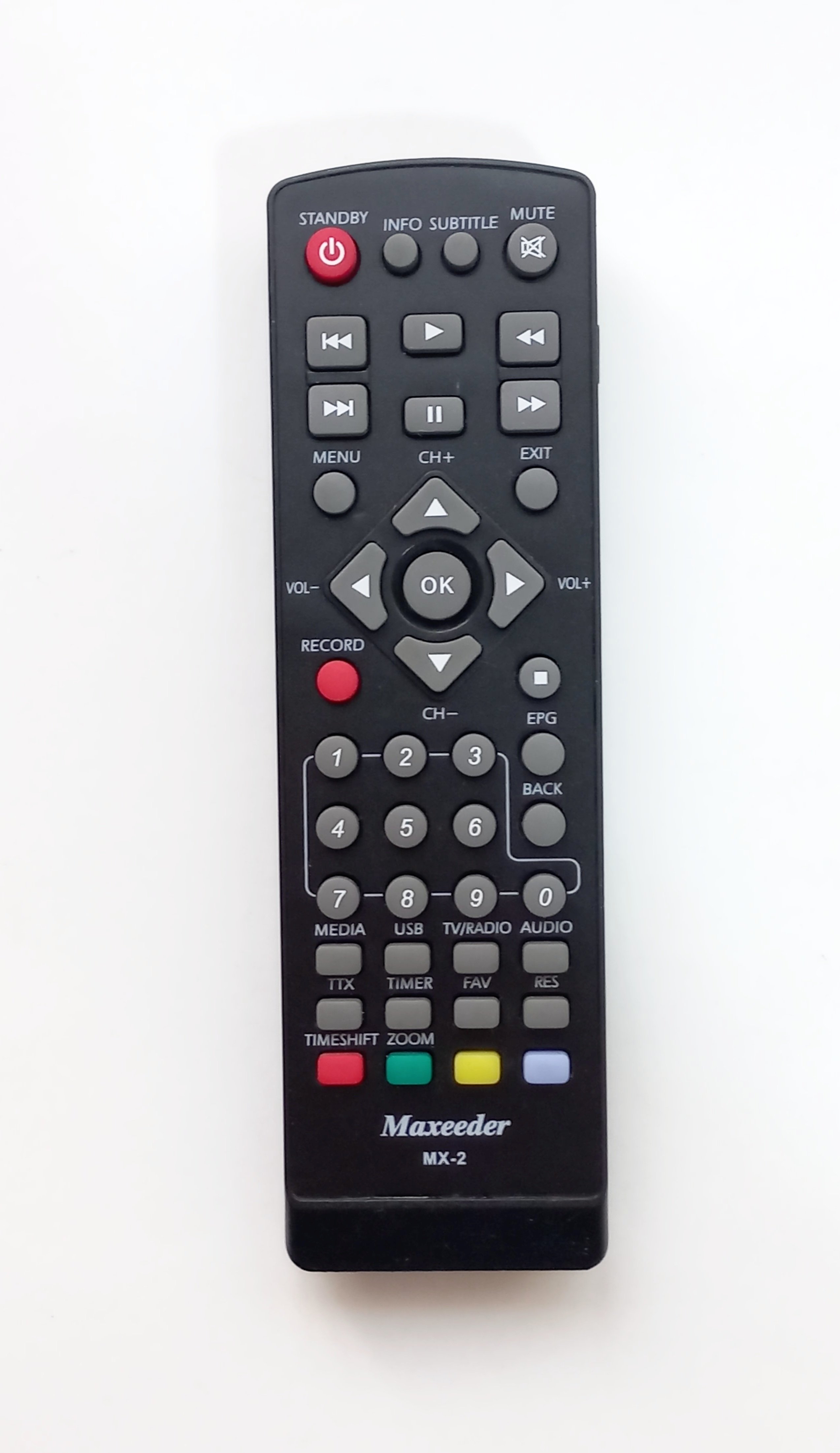 کنترل گیرنده دیجیتال مکسیدرMX_2